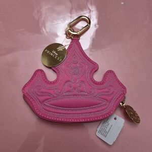 Bath Body Works Disney Aurora Sleeping Beauty Crown Pink Coin Purse Cosmetic Bag